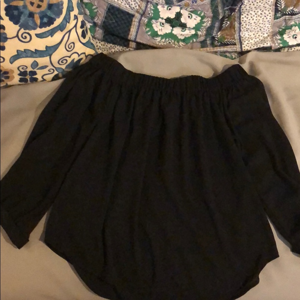Express off the shoulder shirt